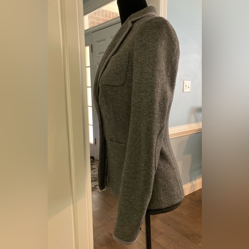 Banana Republic Gray Wool Blazer Italian - Picture 5 of 11